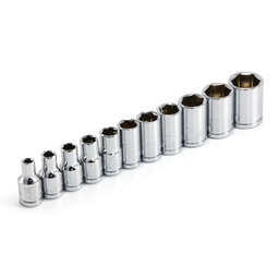 [11PC 1/4 SAE SOCKET SET] 640497