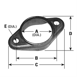 [Flange Chev, Gmc, Olds  80-94] 8786