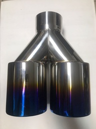 [Cola Titanium 2.5'' In x 3" OD Twin x 8" L] HK-ET003